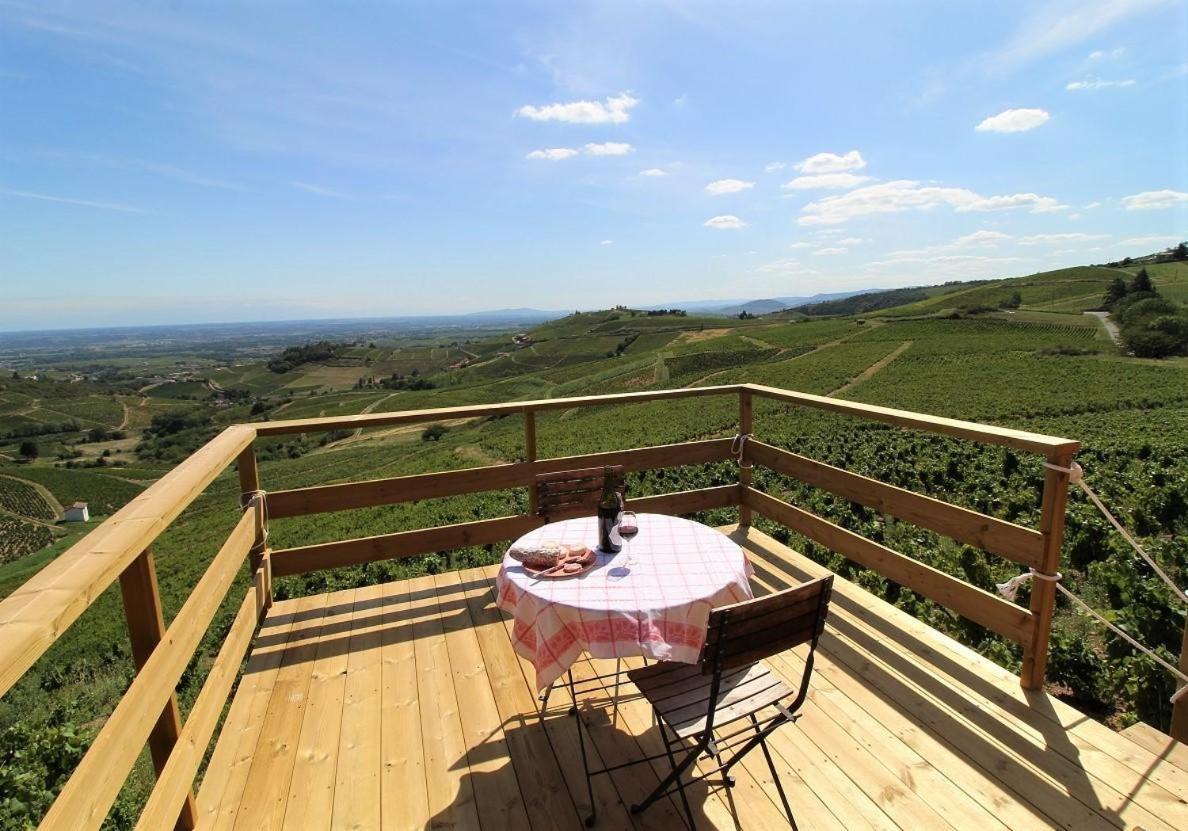 Hotel Tiny House Au Coeur Du Vignoble Beaujolais Fleurie Zewnętrze zdjęcie